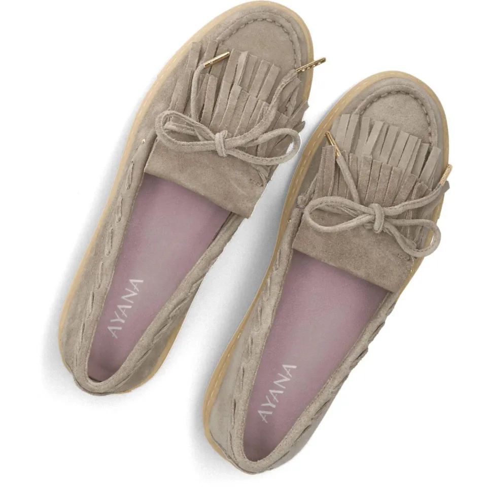 AYANA Mocassins Silk-27 Taupe, foto 3