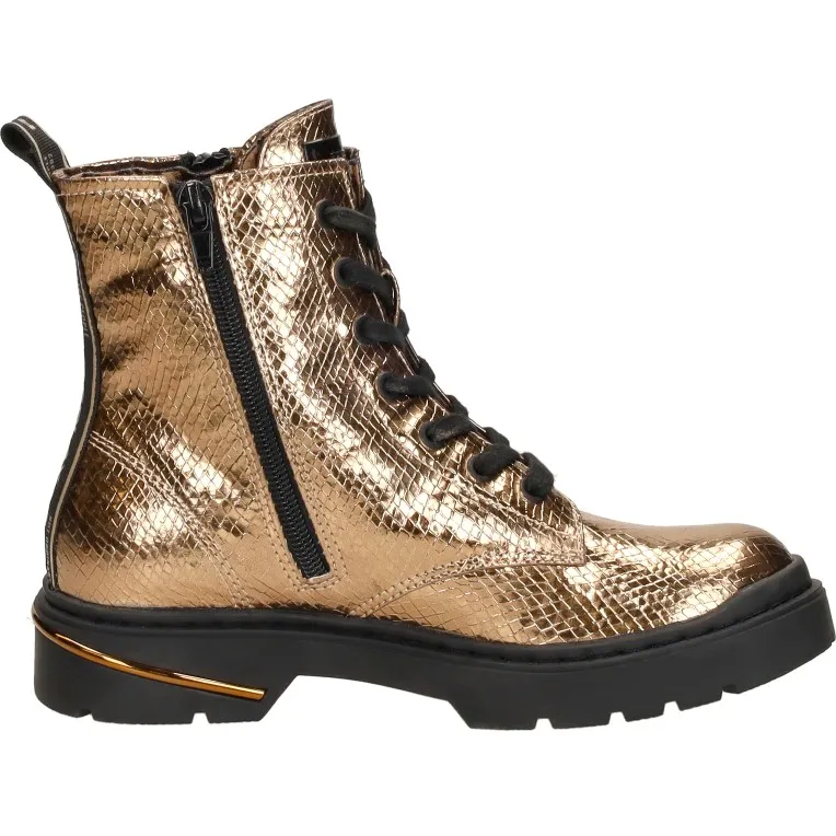 Replay Joplin 12A enkellaarzen goud Goudkleur