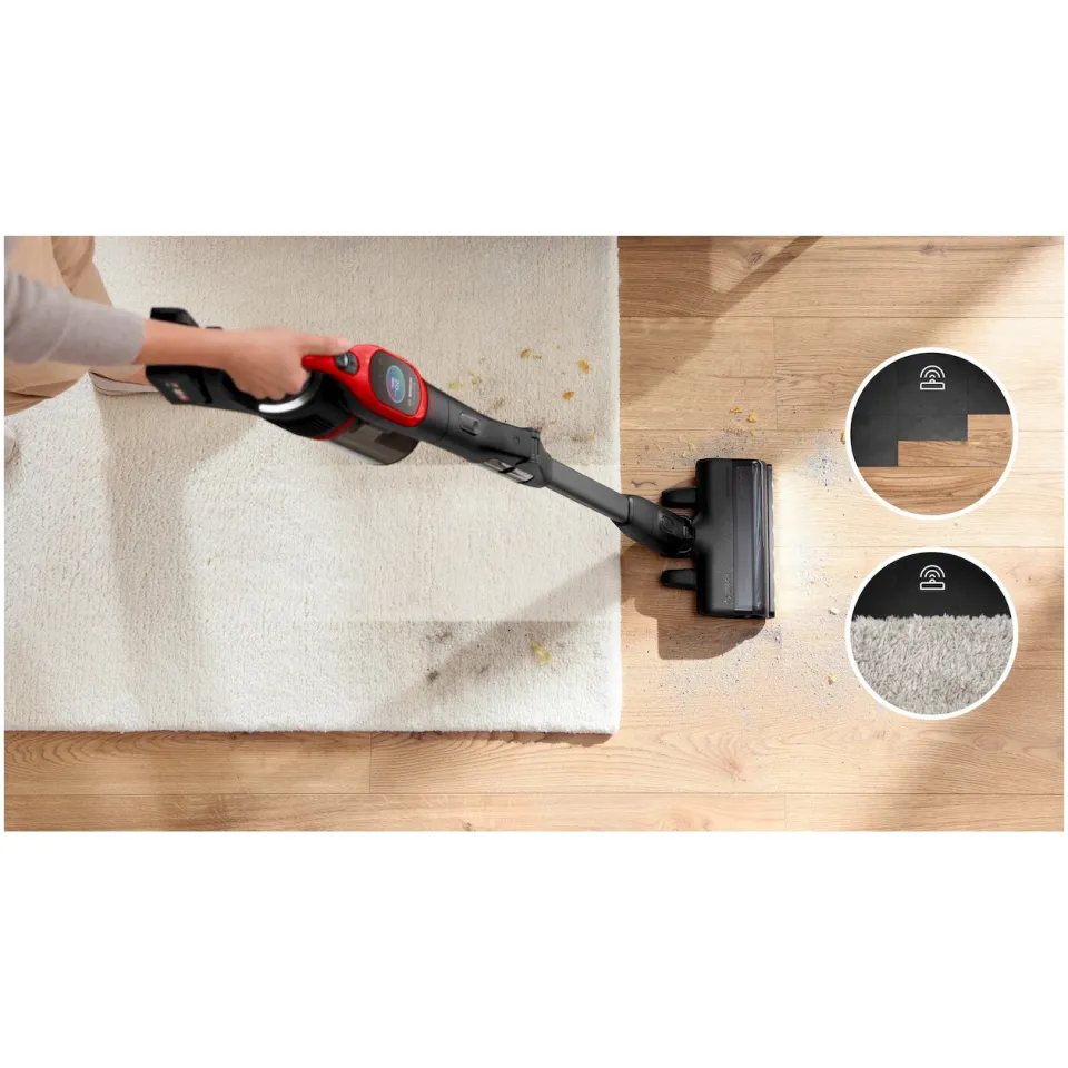 Bosch Unlimited 10 BCS1041PET steelstofzuiger rood, foto 4