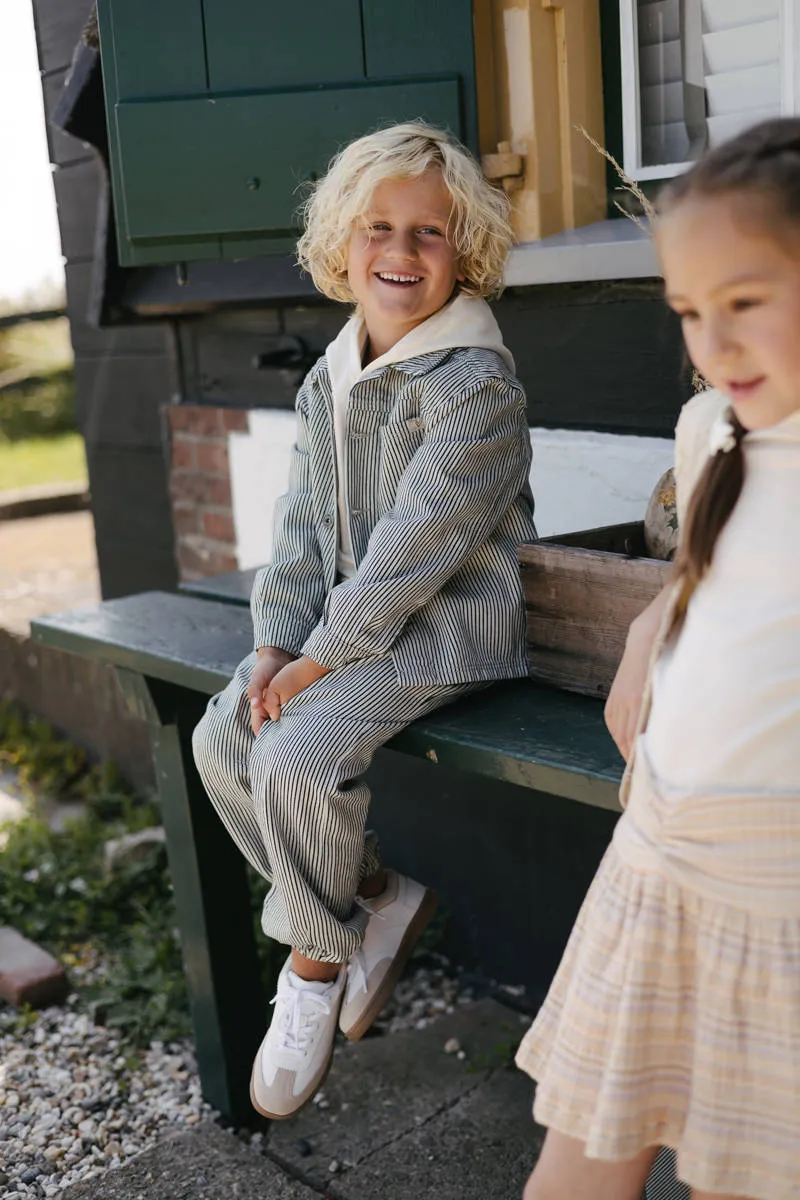 LEVV Little jack donkerblauw gestreept donkerblauw/wit, foto 5