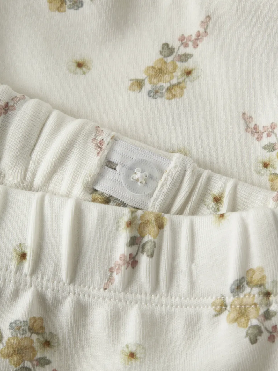 Lil' Atelier gebloemde korte broek ecru, foto 4