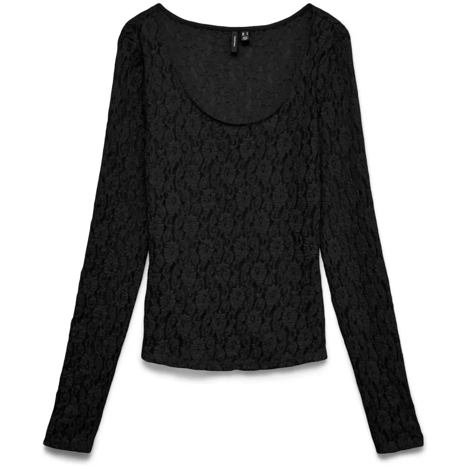 Vero Moda kanten top - zwart, foto 2