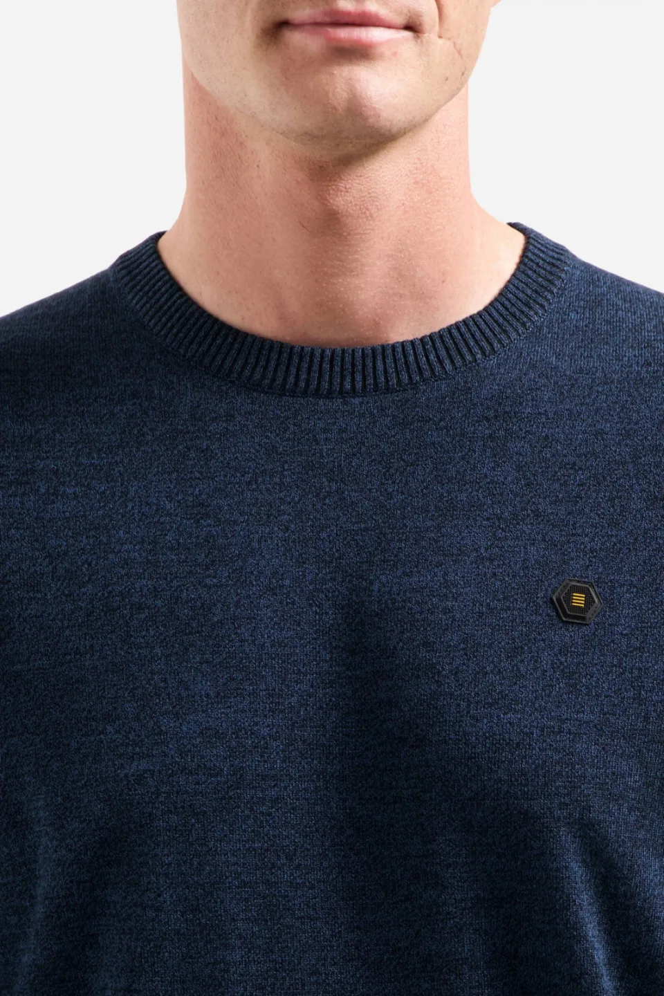 No Excess pullover fijn gebreid donkerblauw, foto 6