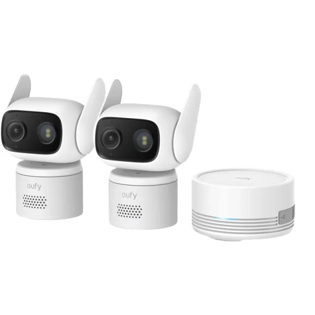 Eufy Anker eufy Wired Cam C31 Wit Duo Pack + HomeBase Mini