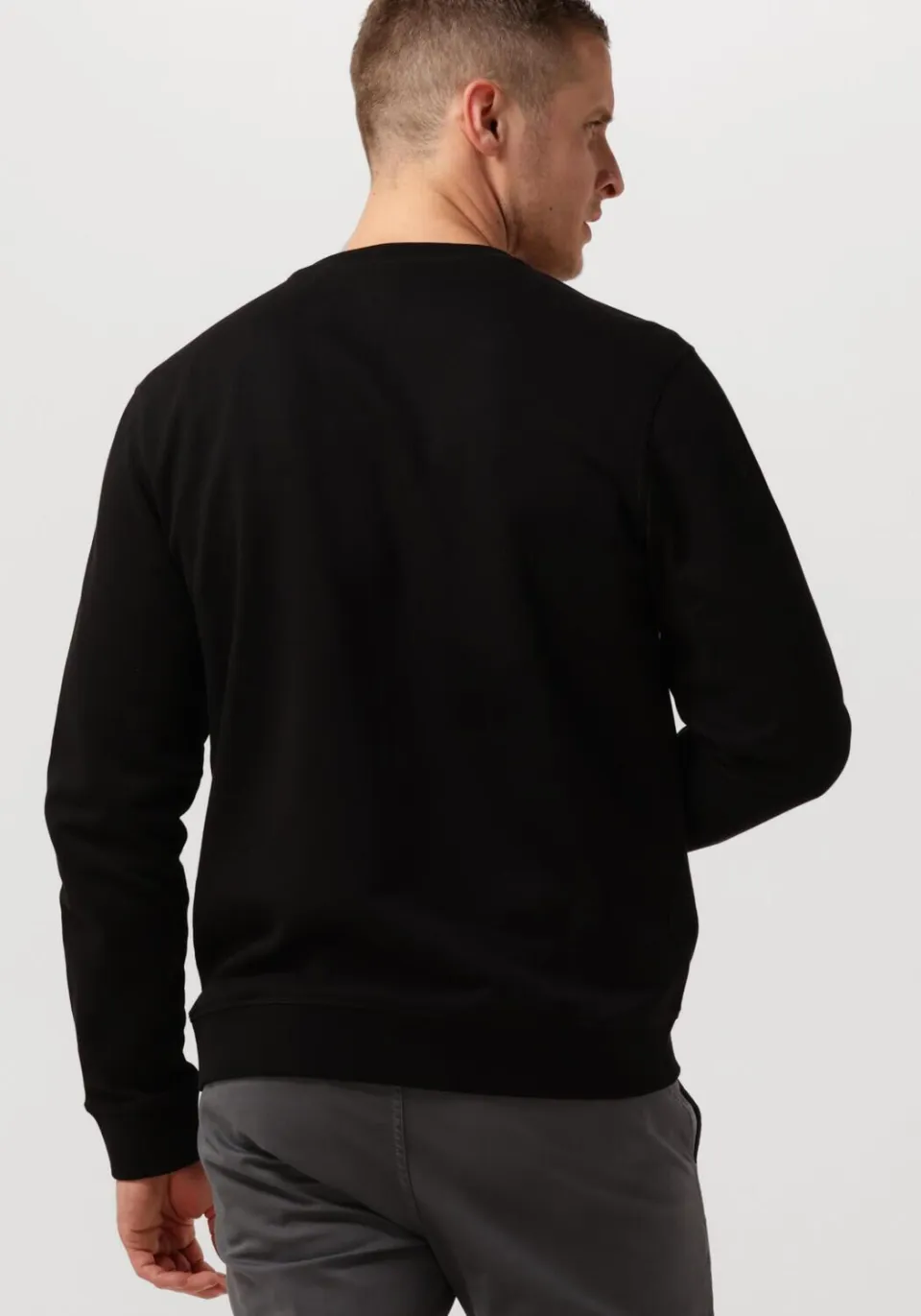 Boss sweater Westart met logo black, foto 6