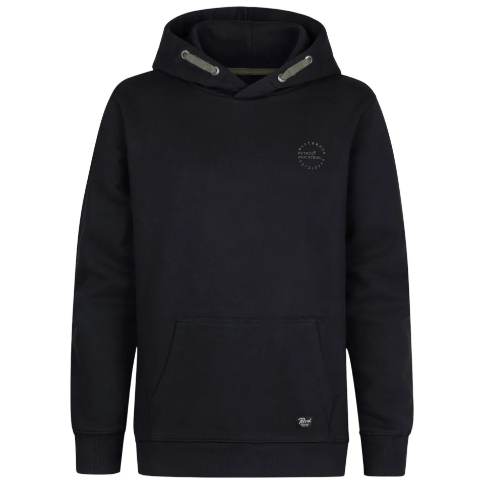 Petrol Industries rechtvallende hoodie - zwart, foto 2