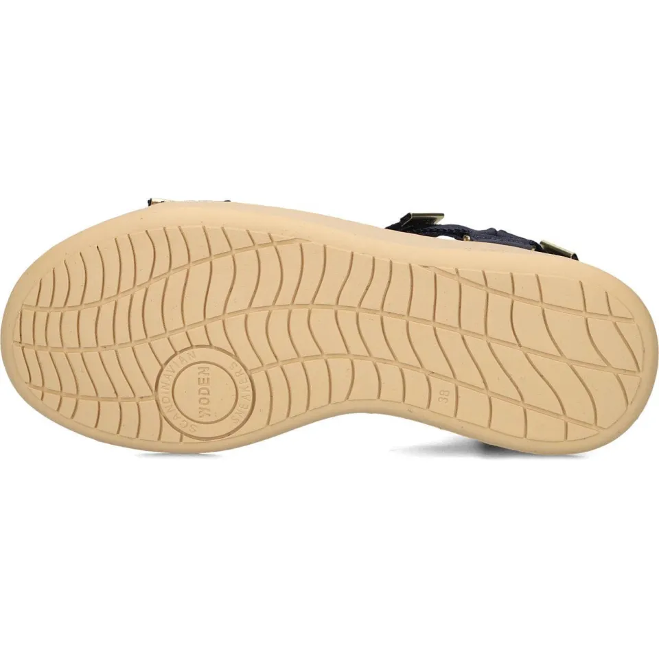 Woden Sandalen Line Blauw, foto 6