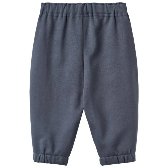 Wheat katoenen loose fit babybroek grijsblauw, foto 2