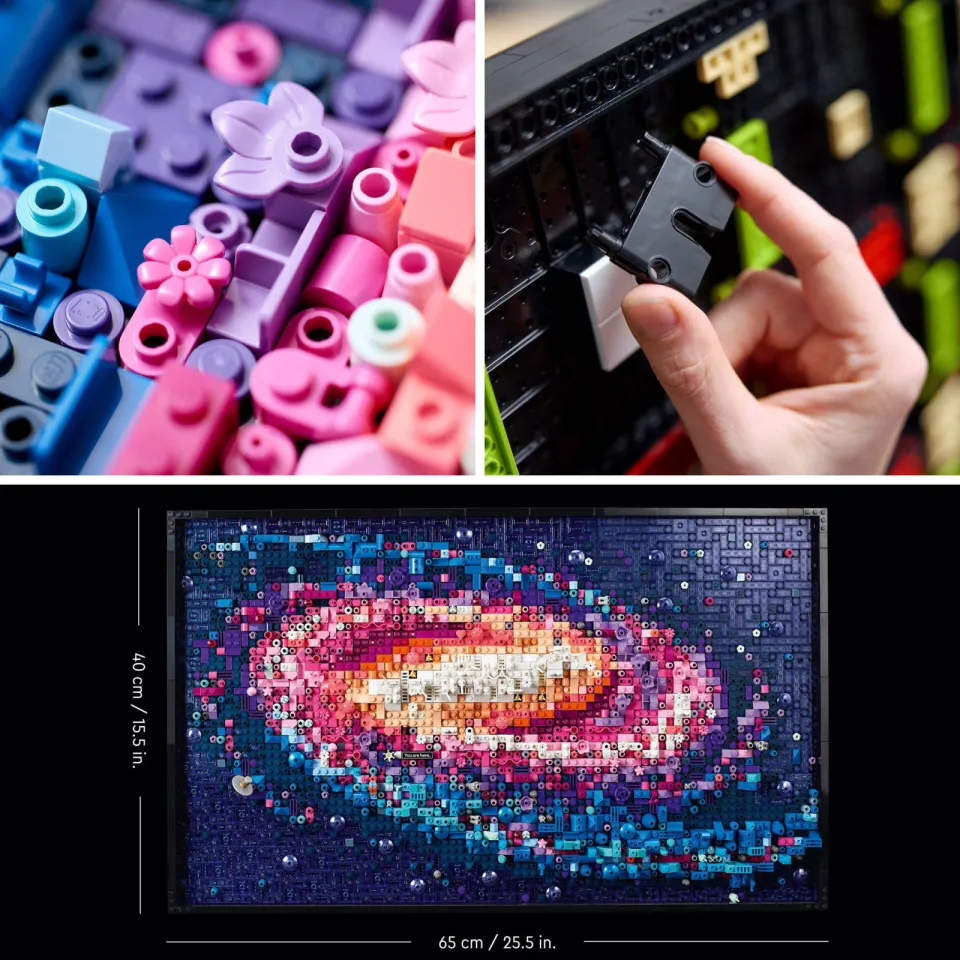 Lego Art Het Melkwegstelsel Ruimte Wanddecoratie en Bouwpakket voor Volwassenen 31212, foto 5