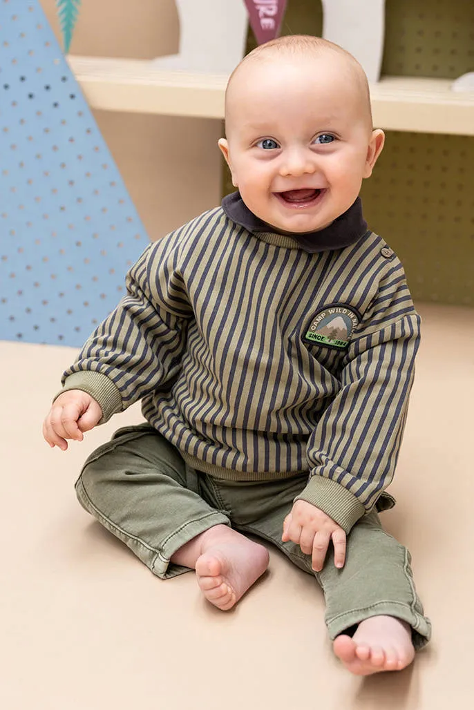 Babyface tapered cargobroek groen, foto 3