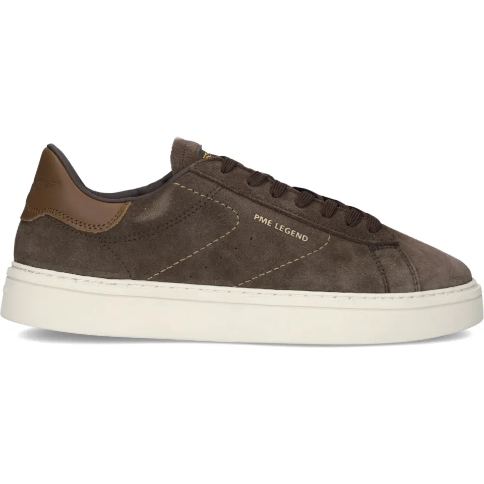 PME Legend CS-10 suède sneakers met logo - bruin, foto 2