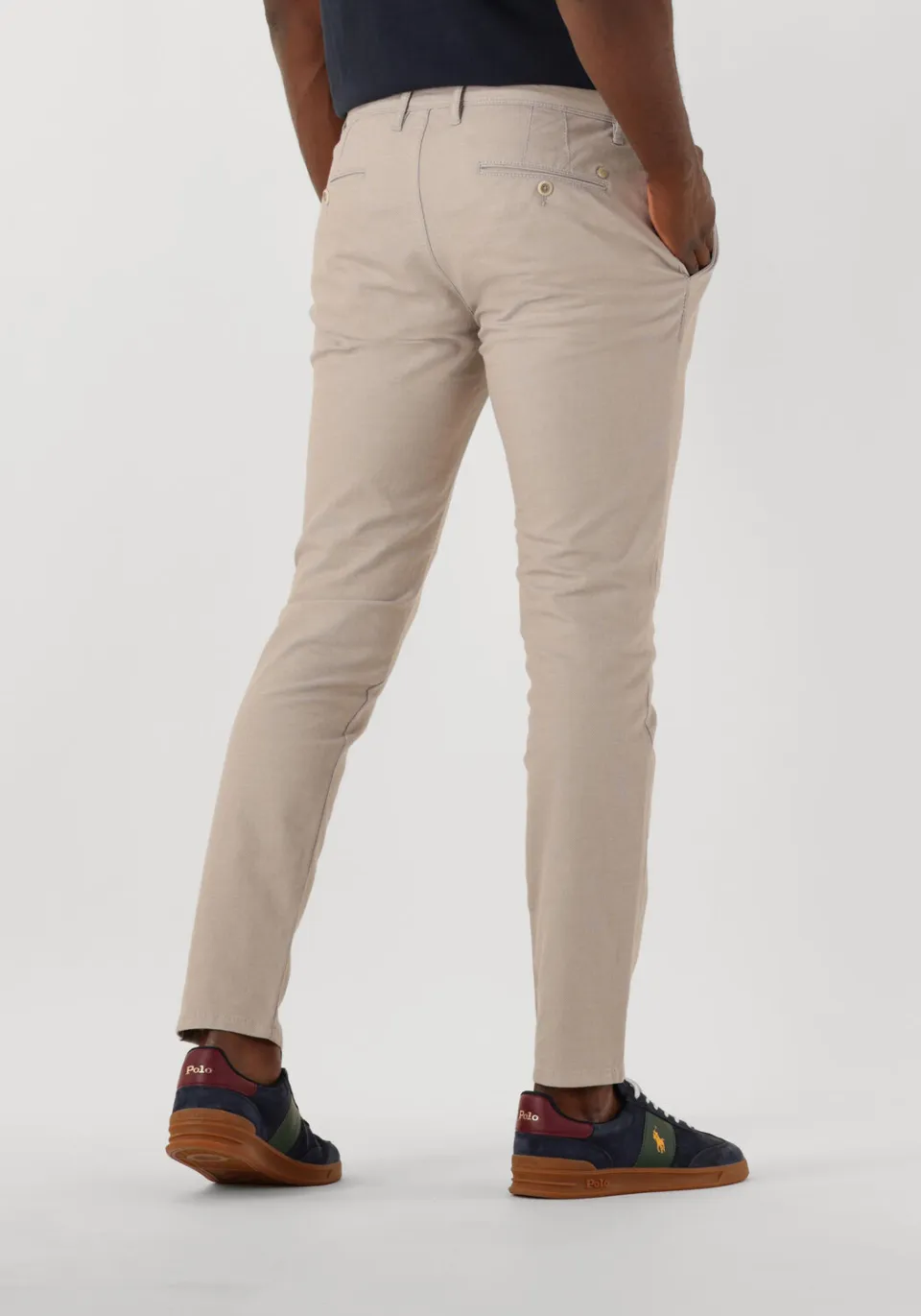 Alberto Rob slim fit broek beige, foto 4