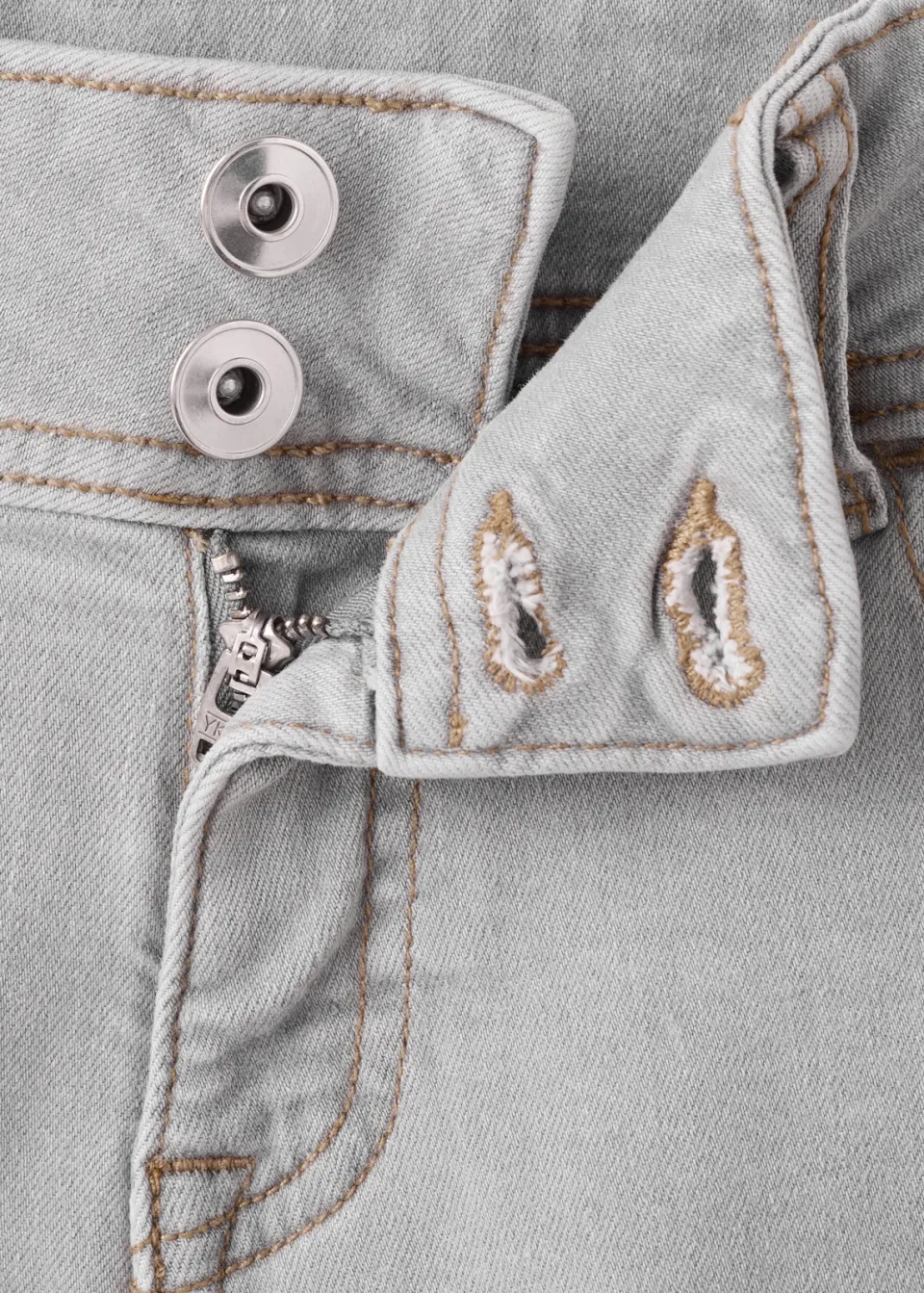 Mango TEEN jeansshort grijs, foto 6