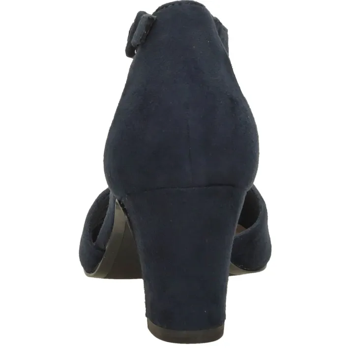 Tamaris 24412 pump blauw, foto 6