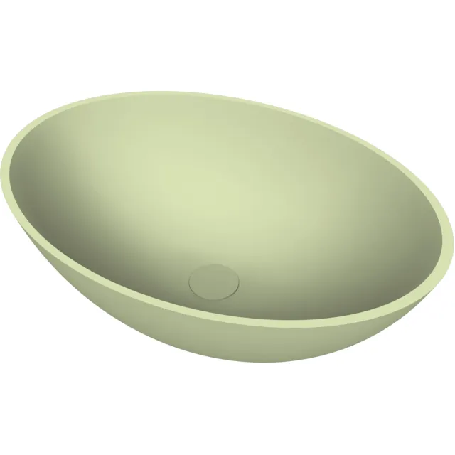 Arcqua Prince Opbouw Waskom Ovaal 49x34 Mat Pastel Groen