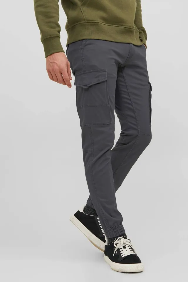 Jack & Jones JJIPAUL cargobroek grijs, foto 4