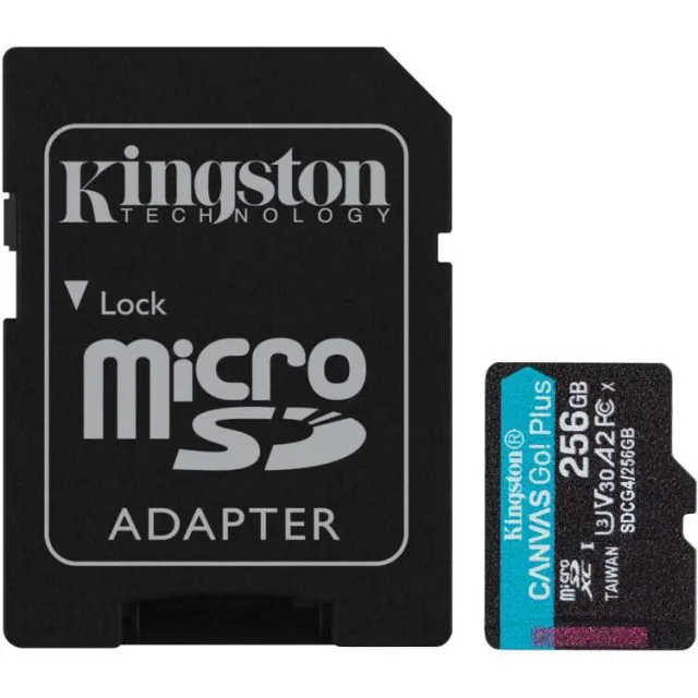 Kingston Canvas Go! Plus microSDXC 256GB geheugenkaart