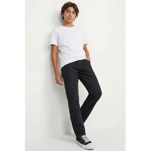 Jack & Jones JUNIOR regular fit jeans - zwart denim, foto 3