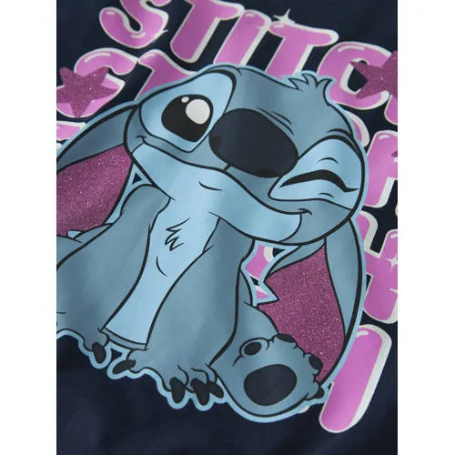 NAME IT KIDS Lilo & Stitch T-shirt donkerblauw, foto 3