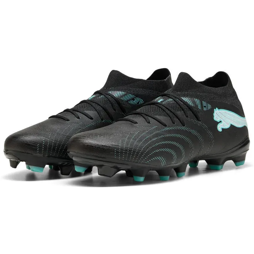 Puma Future 9 Match FG/MG senior voetbalschoenen - zwart/mintgroen, foto 5