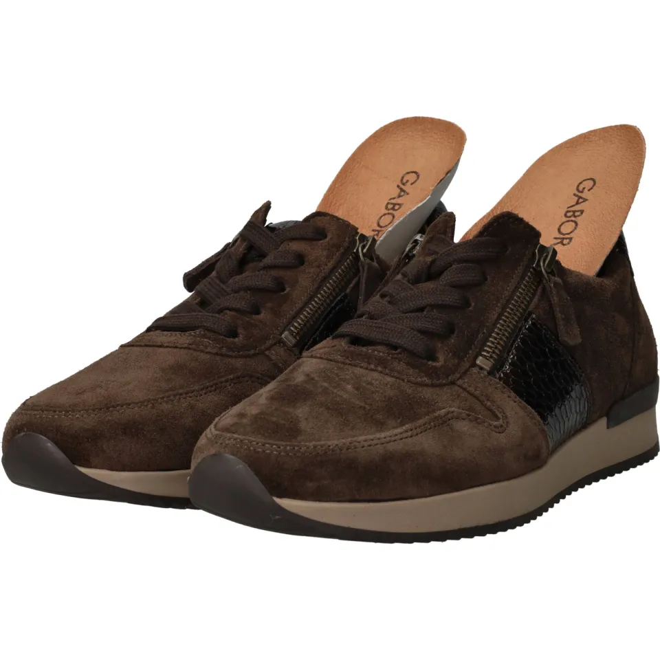 Gabor Perfect Fit 6019 sneakers bruin, foto 5