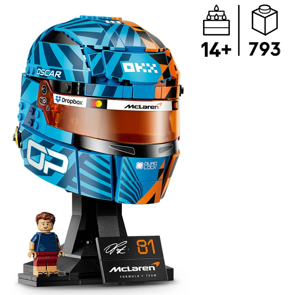 Lego Editions Formula 1 McLaren Mastercard F1 Team Helm van Oscar Piastri Bouwpakket 43017, foto 2