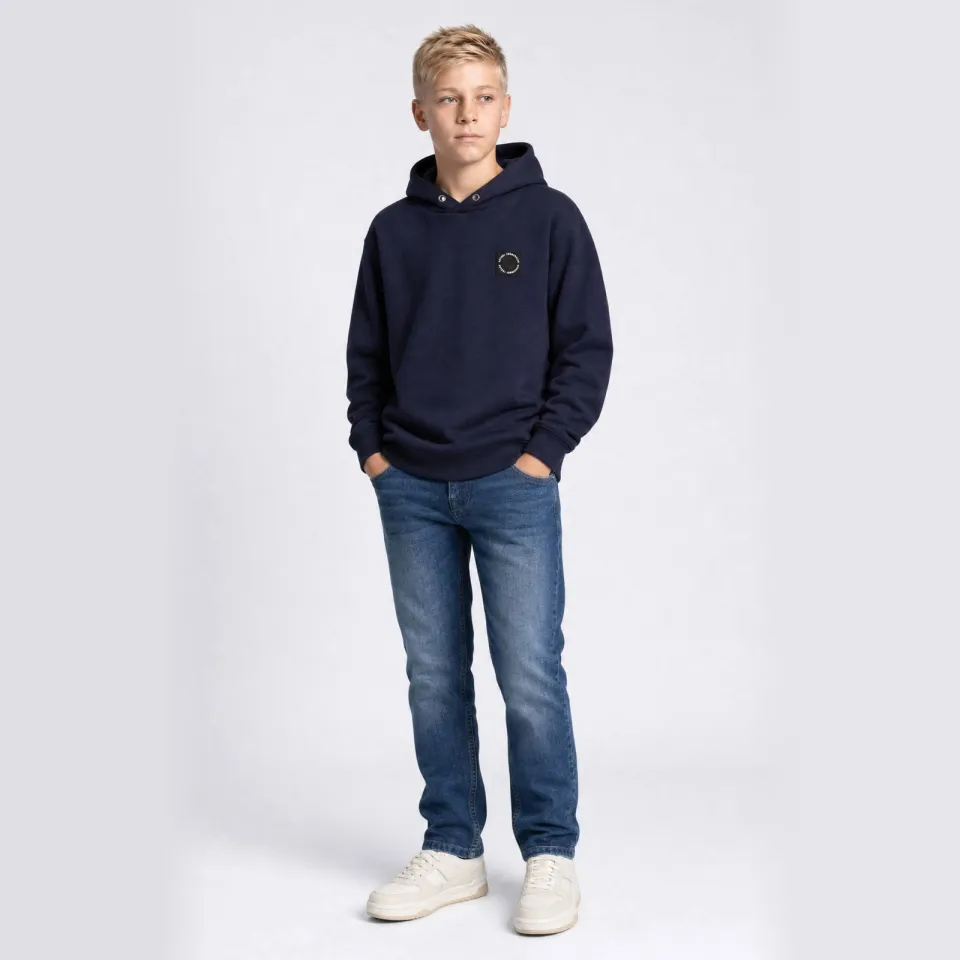 Petrol Industries hoodie met logo - donkerblauw, foto 3