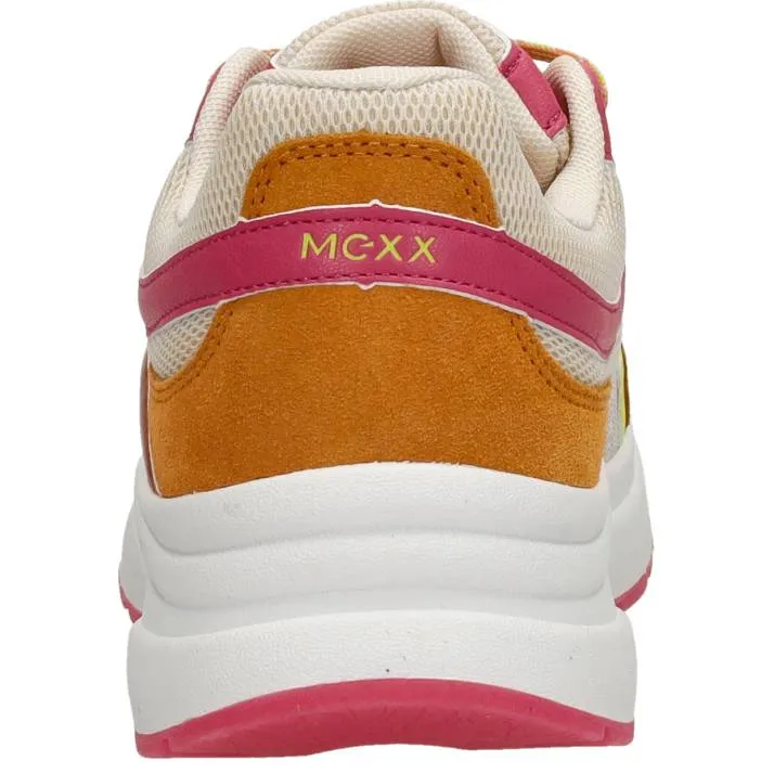 Mexx Loyce lage sneakers oranje, foto 4