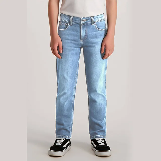 Cars waist regular fit jeans medium blue denim, foto 3