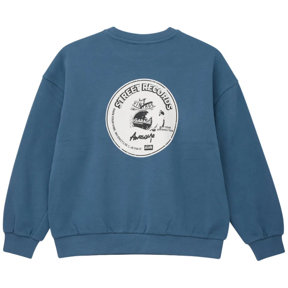 s.Oliver sweater met backprint - blauw, foto 3