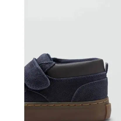 Mango Kids leren enkelboots - marineblauw, foto 5