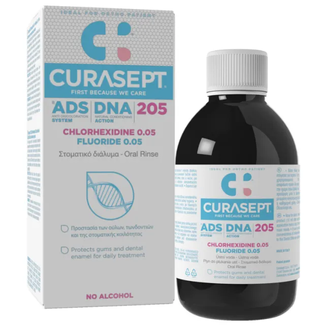 Curasept mondspoeling ADS DNA 205 0,05% CHX 0,05% FL