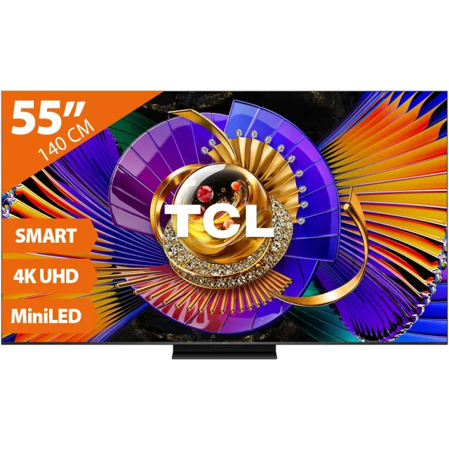 TCL 55MSQLED85L televisie zwart, foto 2