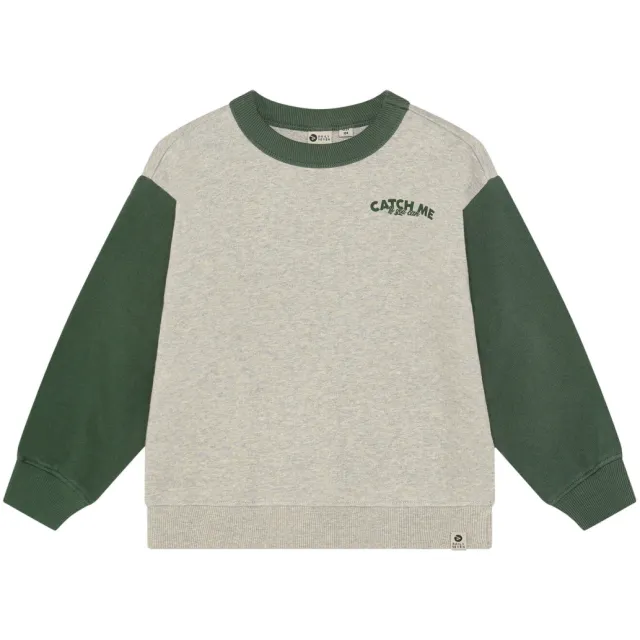 Daily7 oversized sweater met backprint - grijs, foto 2