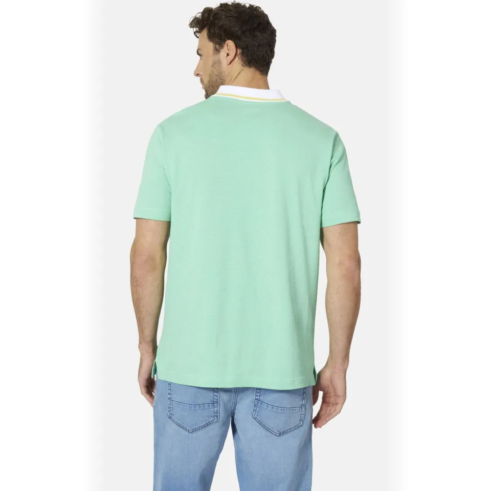 Babista regular fit polo Plus Size met print - mintgroen, foto 3
