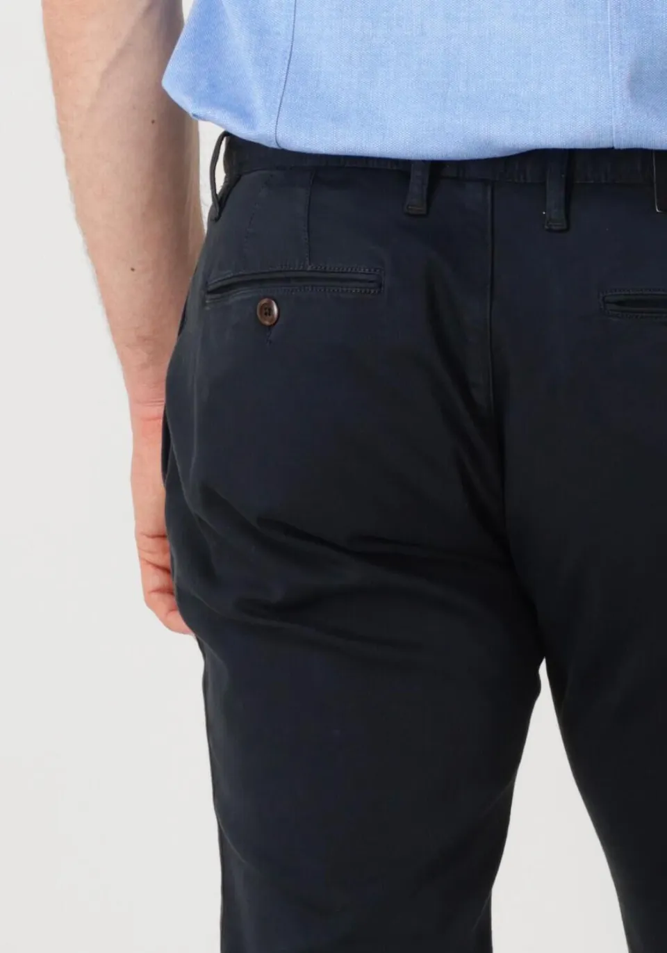 Alberto Rob Stretch Chino donkerblauw, foto 5