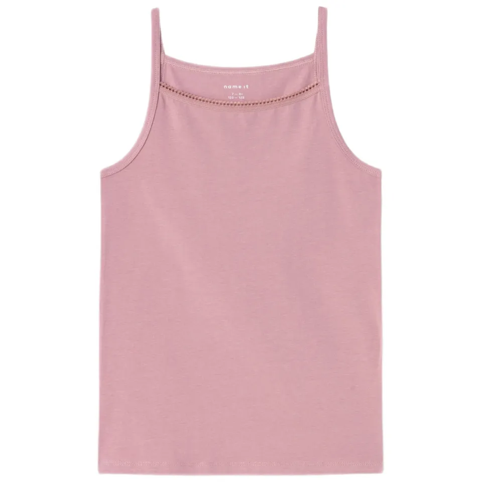 NAME IT KIDS singlet roze ecru Roze/ecru