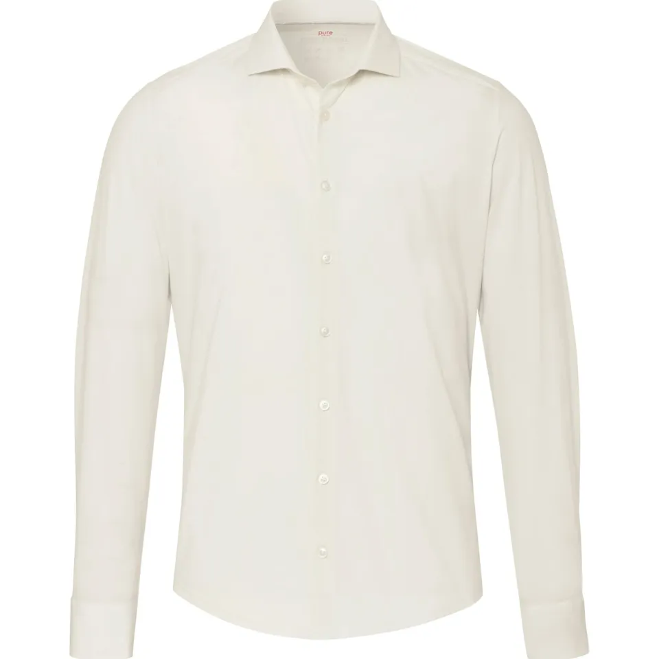 Pure Functional Slim Fit overhemd ecru, foto 2