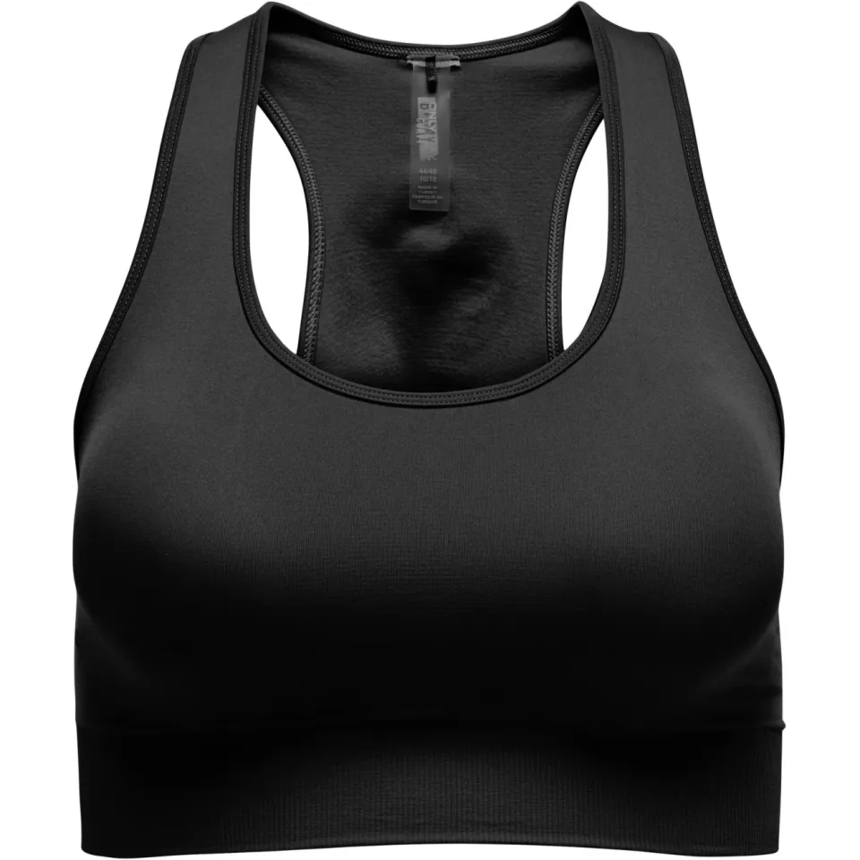 Only Play CURVY Plus-bh medium support ONPDAISY - zwart, foto 2