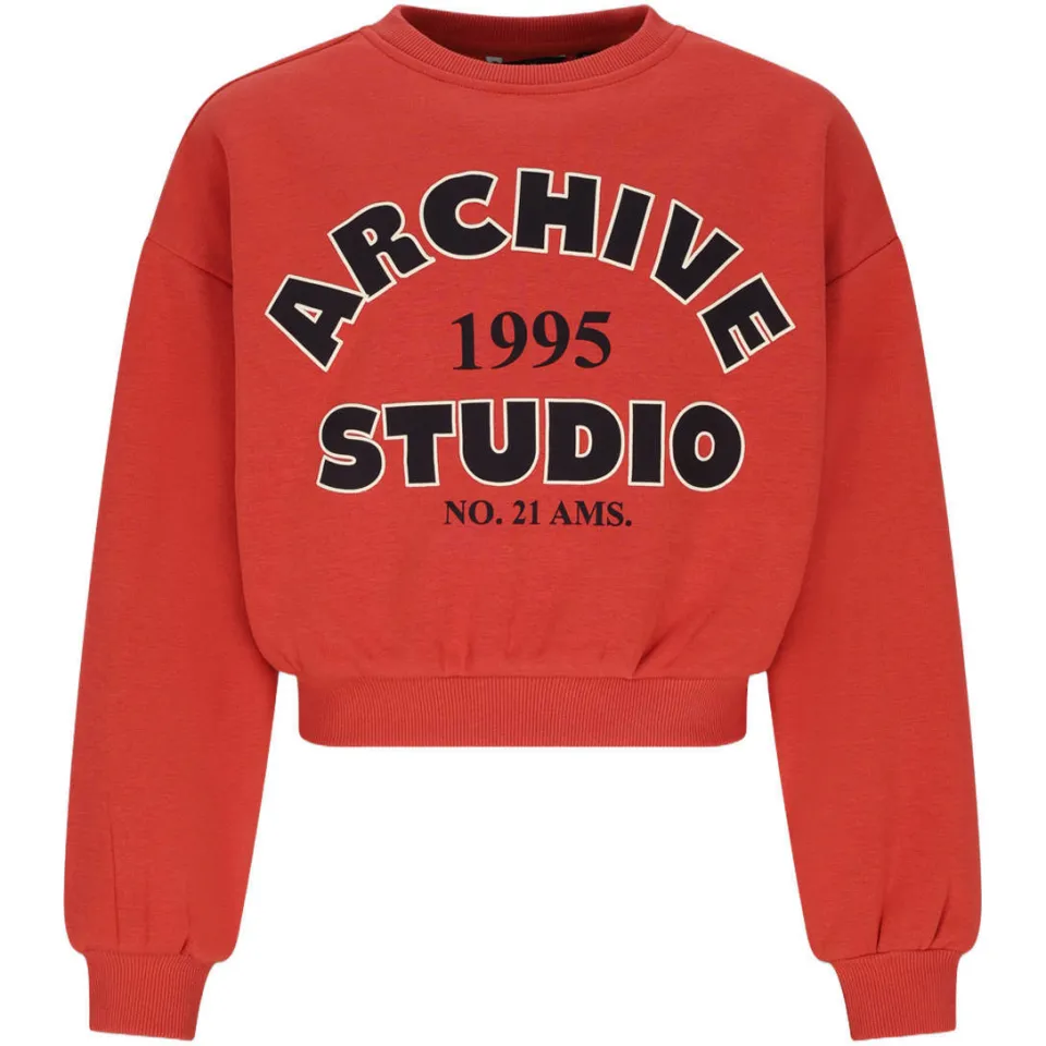 NoBell’ sweater met print - koraalrood, foto 3