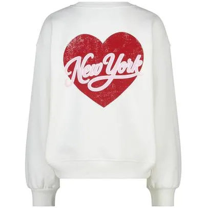 America Today sweater met backprint - wit, foto 3