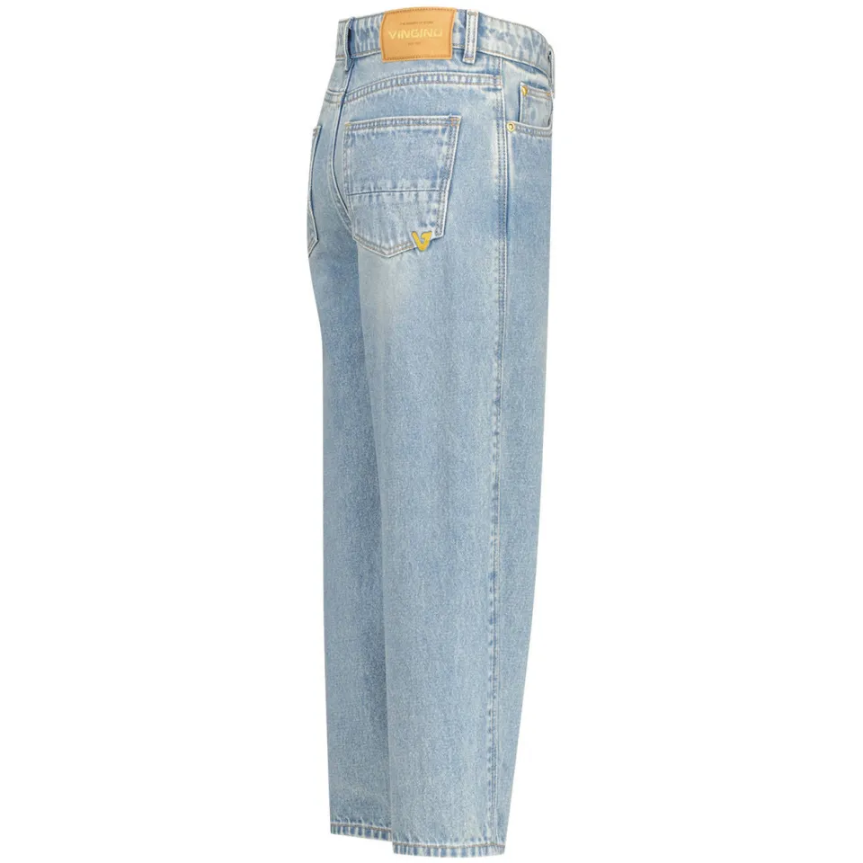 Vingino Cecilia barrel jeans lichtblauw light vintage, foto 7