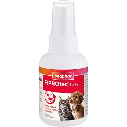 Beaphar FIPROtec spray tegen vlooien, teken en luizen