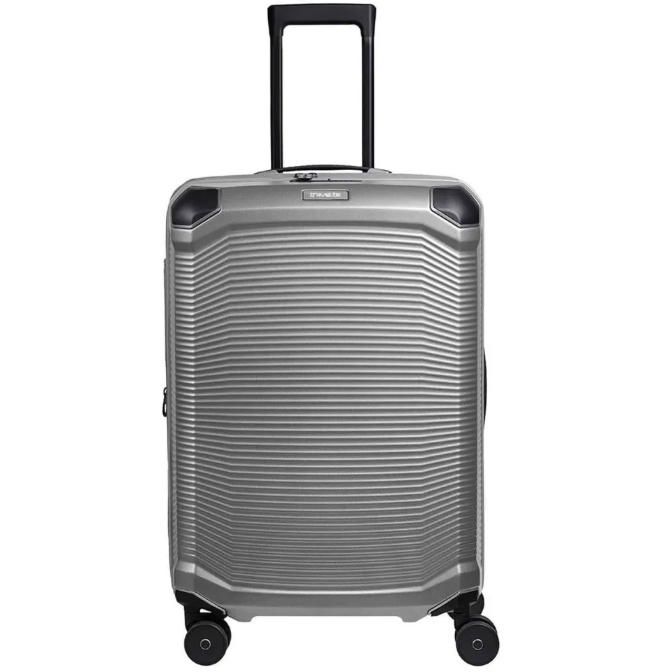 Travelite Millennium koffer 67 cm zilverkleurig