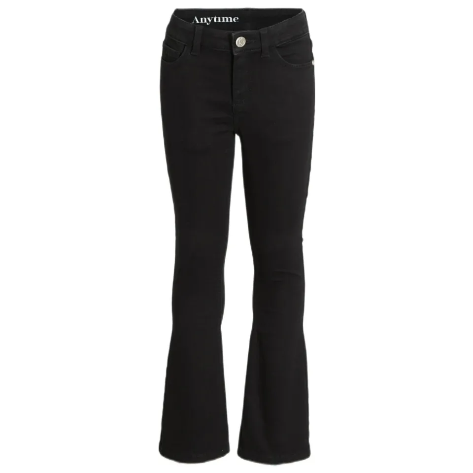 Anytime flared jeans zwart, foto 3