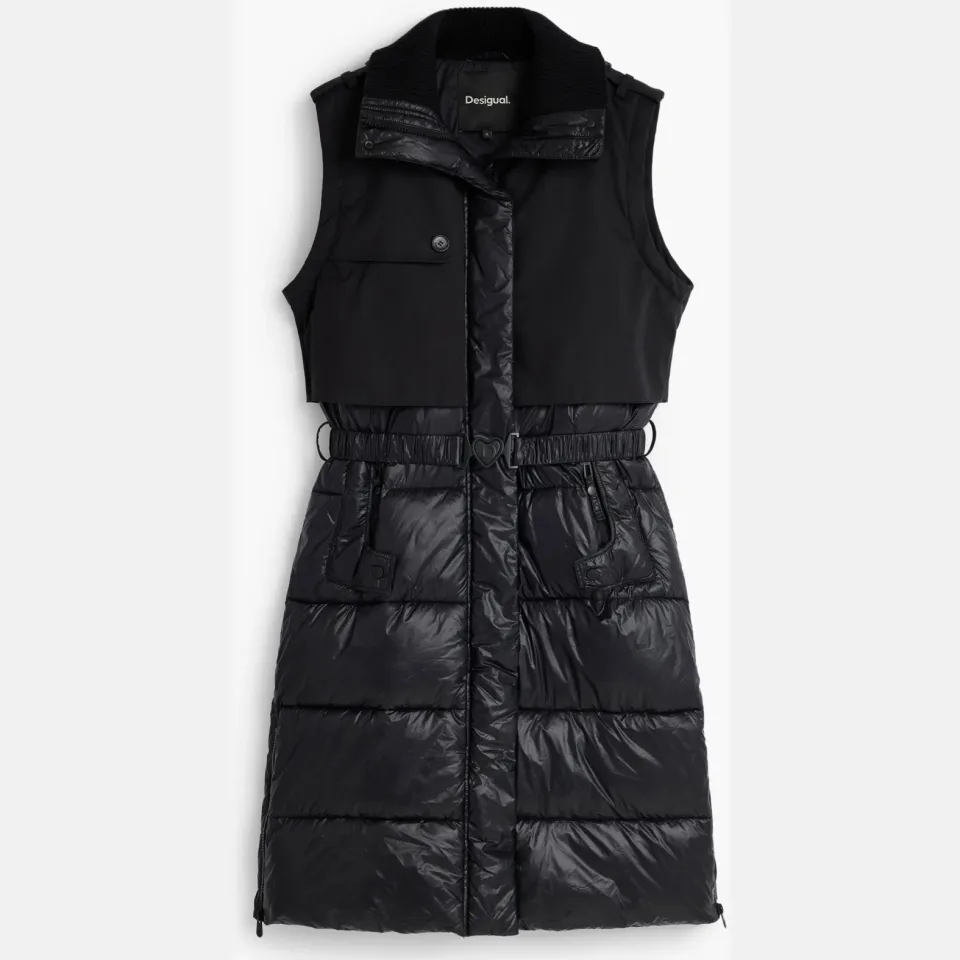 Desigual Marina winterjas zwart, foto 2