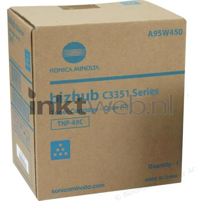 Konica-Minolta Konica Minolta TNP-49C cyaan (Origineel)