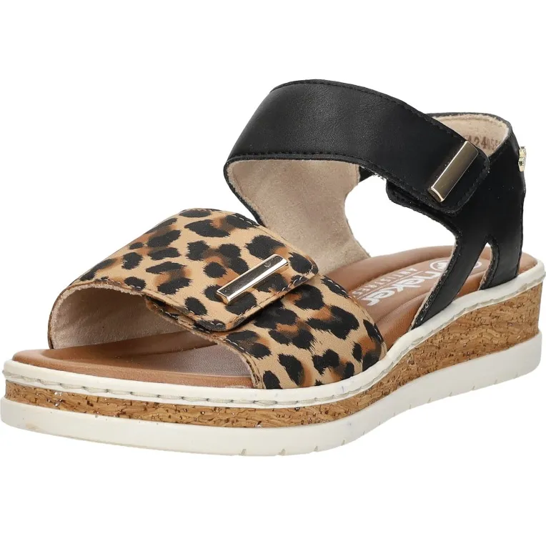 Rieker sandalen zwart, foto 3