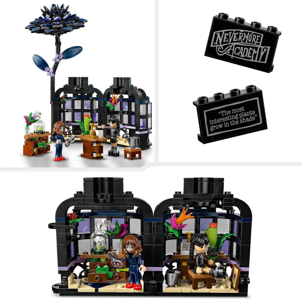 Lego Wednesday Zwarte dahlia 76784, foto 3