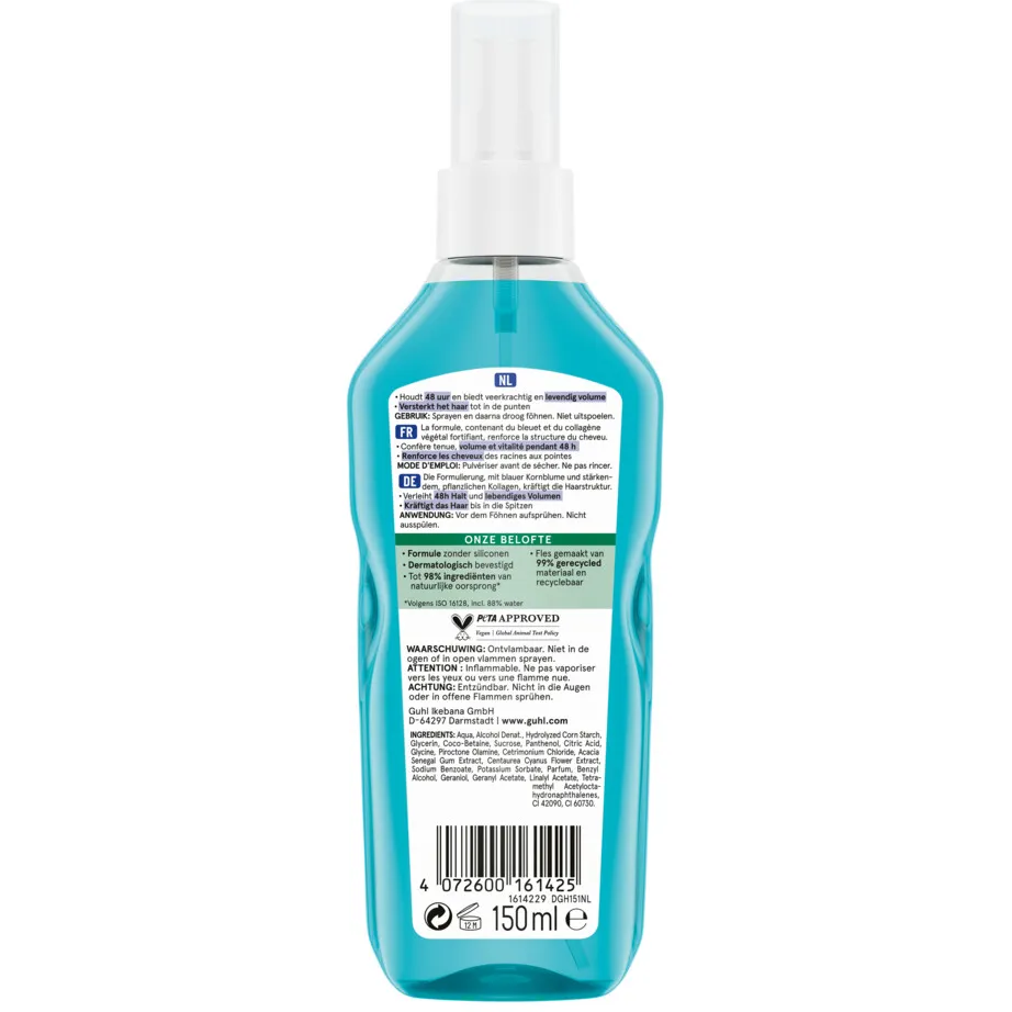 Guhl Langdurig Volume föhn active styling spray, foto 2